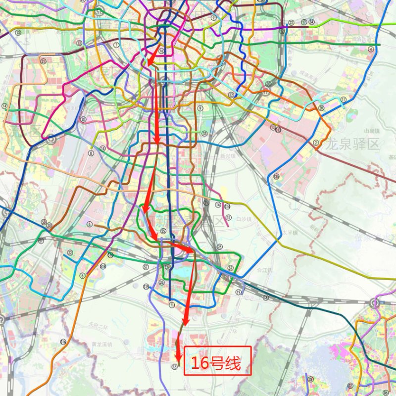 地铁18号线最新线路图，城市新动脉连接线