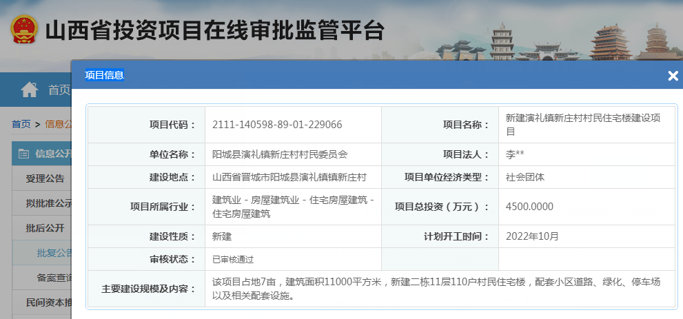 阳曲县住房和城乡建设局最新项目概览